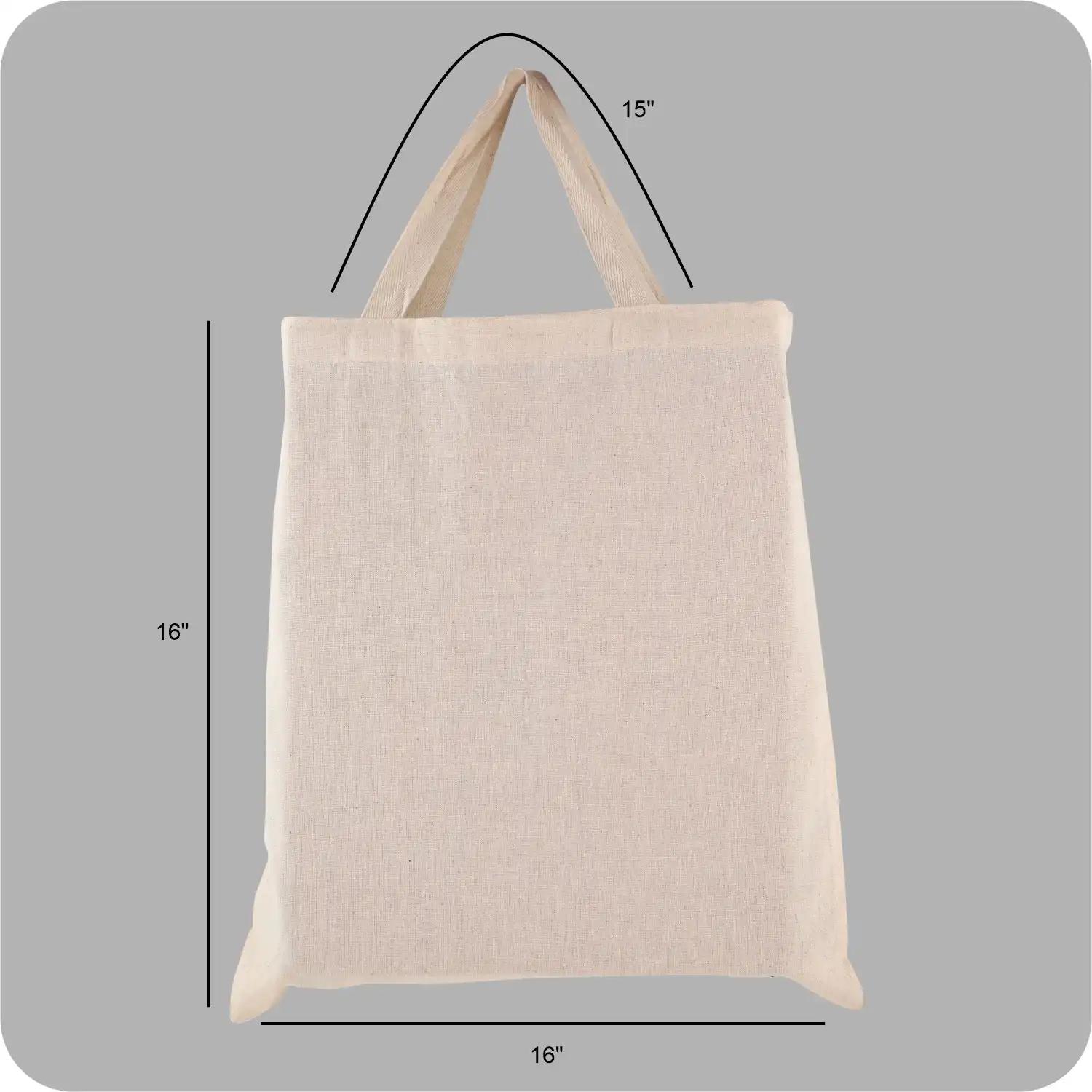 16”x16” Double Stitched Uniquely Styled Cotton Bag(Pack of 100)