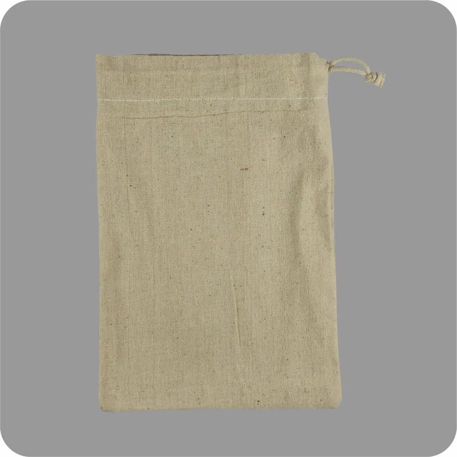 5x7 Inch Cotton Drawstring Pouch