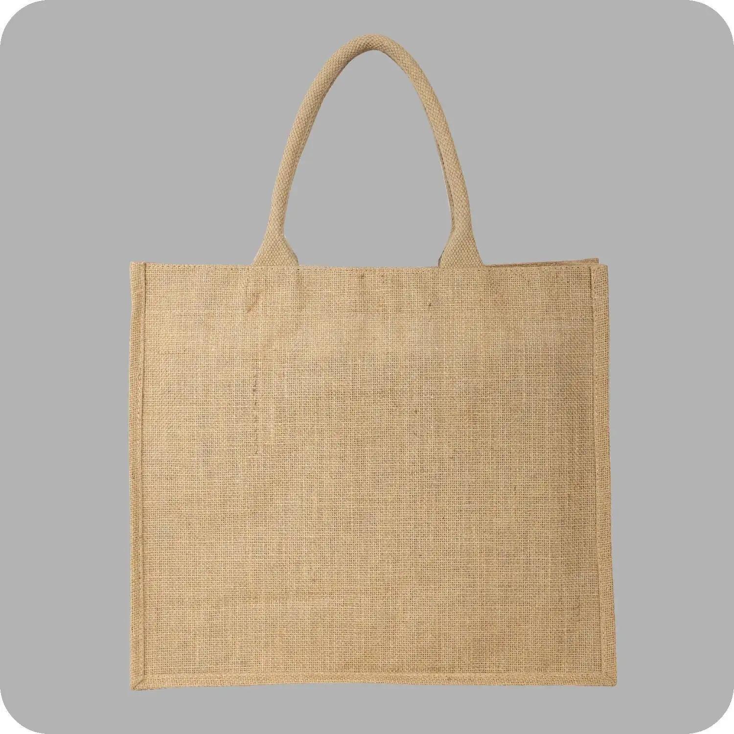 18x16x5 Inches Jute Tote / Carry Bag