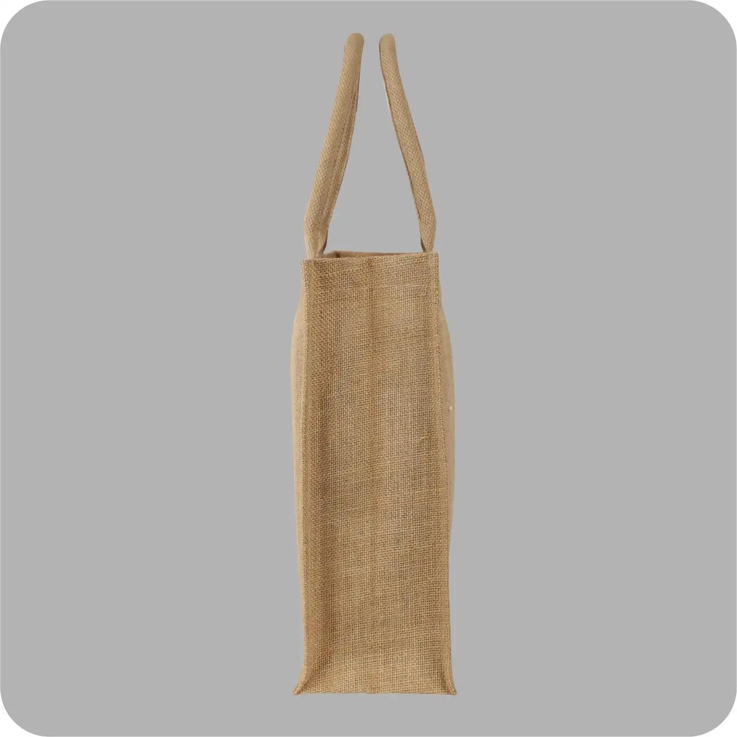 18x16x5 Inches Jute Tote / Carry Bag