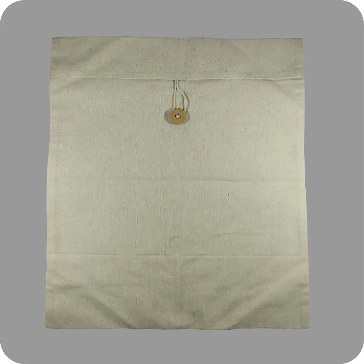 Reusable 100% Cotton 16x18 Inch Saree Cover / Garments Cover