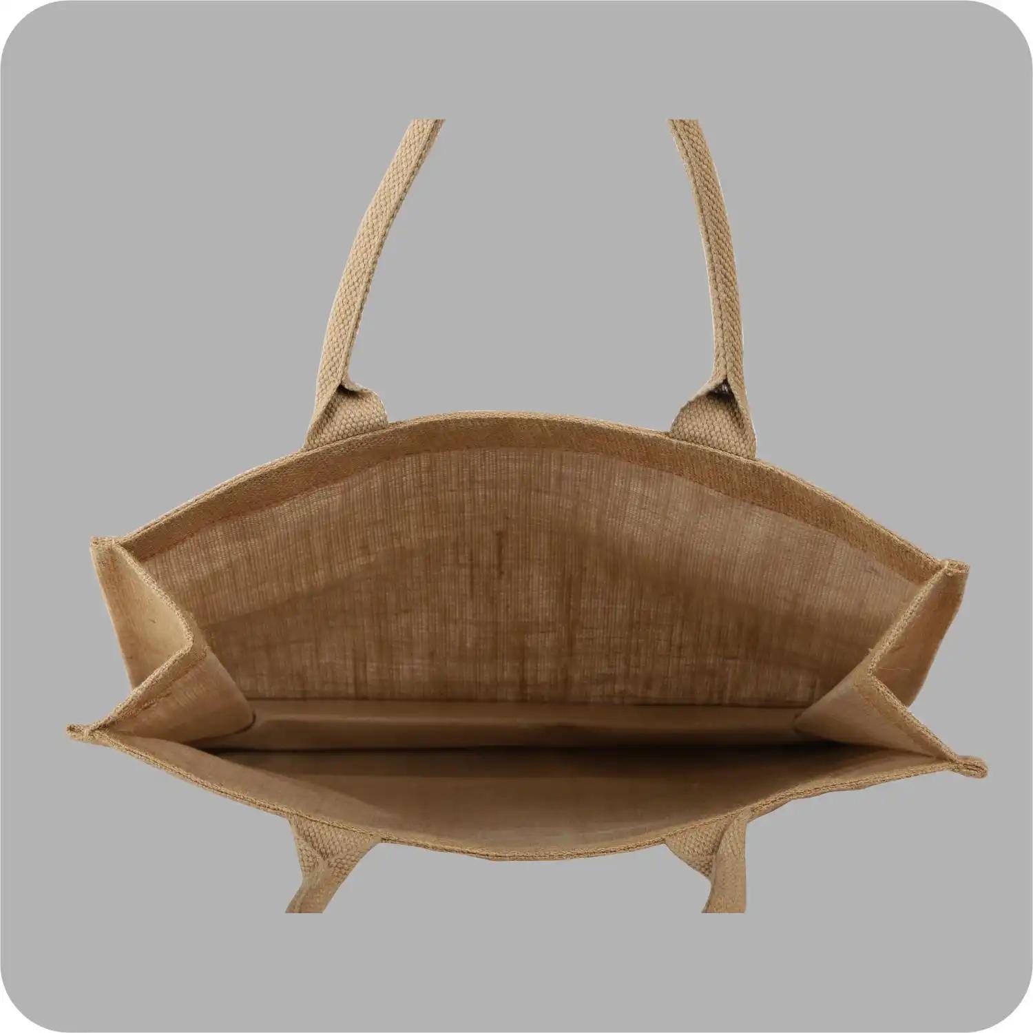 18x16x5 Inches Jute Tote / Carry Bag